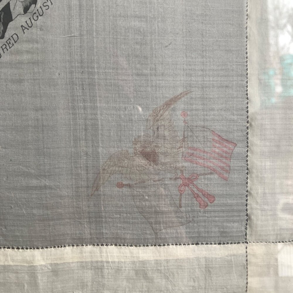 1898 Manila Captured August 13th Silk Scarf Professionally Framed - Picture 5 of 12